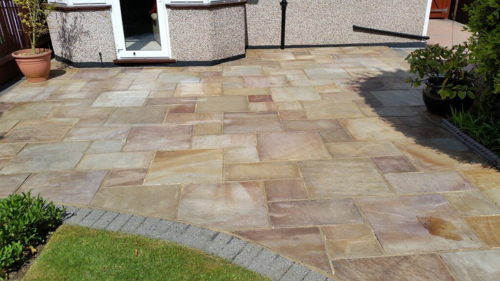 Natural Stone Patio After
