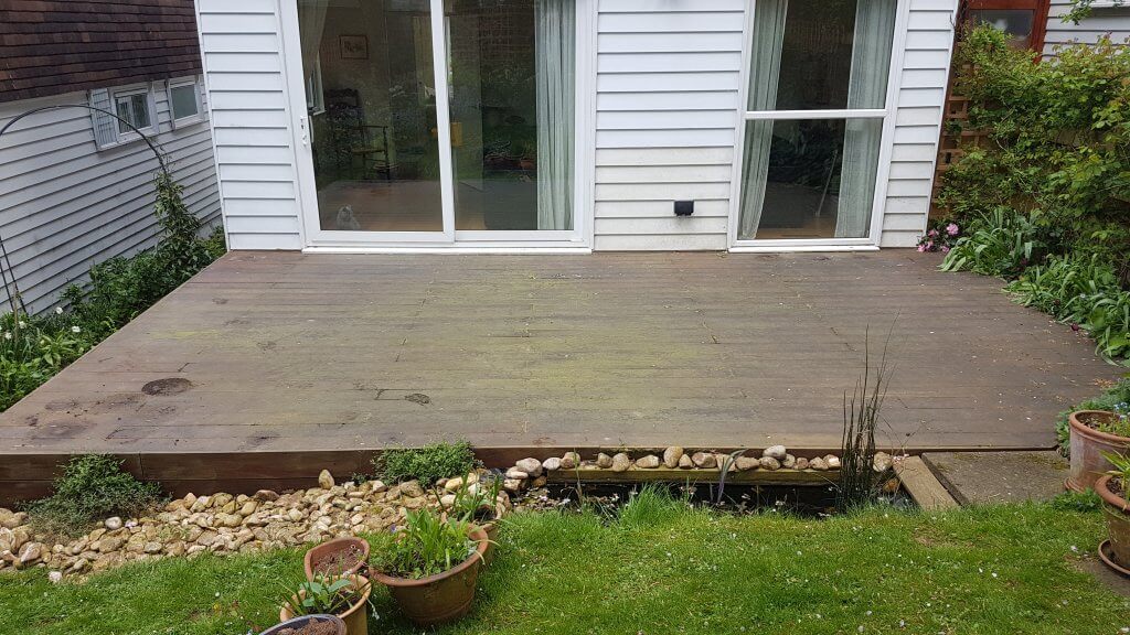 Red Balau Deck in Need of Some TLC