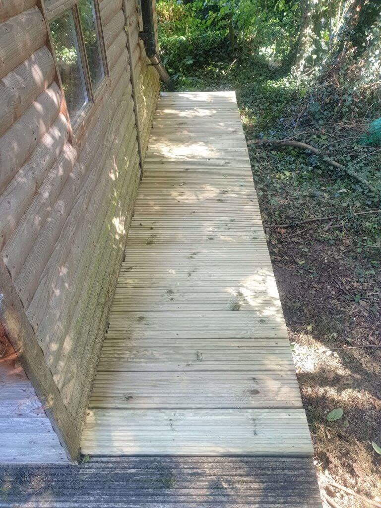Overlaying Adds Strength to Old Boards