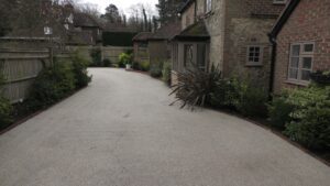 Resin driveway cleaning